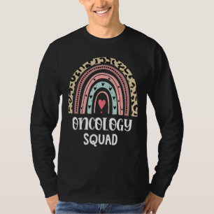 Paediatrics Oncology Nurse Rainbow Leopard Graduat T-Shirt
