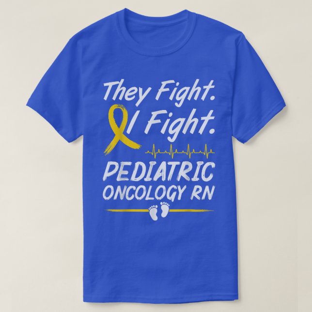 Paediatrics Oncology Nurse Shirt RN Childhood Canc (Design Front)