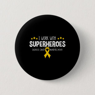 Paediatrics Oncology RN Nurse Oncologist Ribbon 6 Cm Round Badge