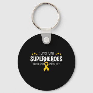 Paediatrics Oncology  RN Nurse Oncologist Ribbon Key Ring