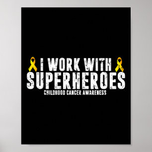 Paediatrics Oncology RN Nurse Oncologist Ribbon Poster