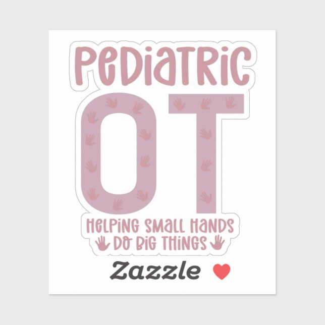 Paediatrics OT Occupational therapist OT Gifts (Sheet)