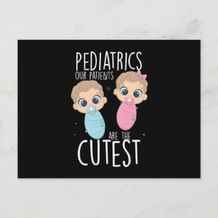 Paediatrics Patients Children Doctor Medicine Gift Postcard