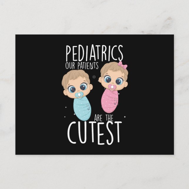 Paediatrics Patients Children Doctor Medicine Gift Postcard (Front)