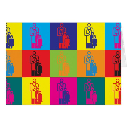 Paediatrics Pop Art Card