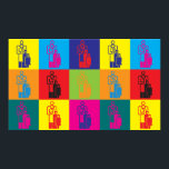 Paediatrics Pop Art Poster<br><div class="desc">Paediatrics Pop Art. If Paediatrics is your hobby,  occupation,  or obsession,  show it with great Paediatrics t-shirts,  mugs,  stickers,  and more.  They're also great gifts for other Paediatrics fans!</div>