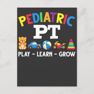 Paediatrics PT Kids Physical Therapy Paediatrician Postcard