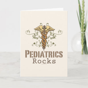 Paediatrics Rock Paediatrician Greeting Card