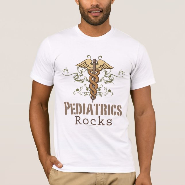 Paediatrics Rock Paediatrician T-shirt (Front)