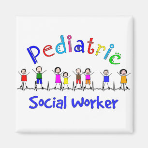 Paediatrics Social Worker Gifts Magnet