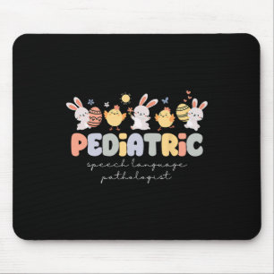 Paediatrics Speech Language Pathologist Easter Bun Mouse Mat