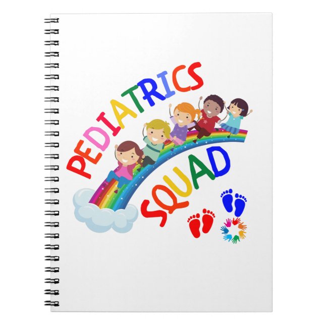 Paediatrics Squad - Paediatrics Paediatrician Gift Notebook (Front)