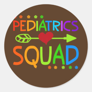 Paediatrics Squad Peds Registered Nurse School Classic Round Sticker