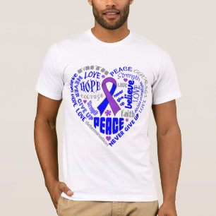 Paediatrics Stroke Awareness Heart Words T-Shirt