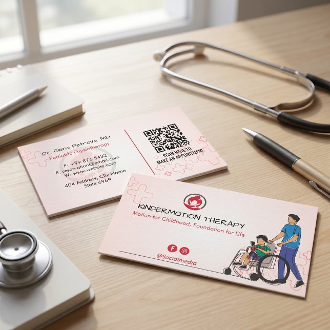 Paediatrics Therapy Business | Light Red Card (Creator Uploaded)