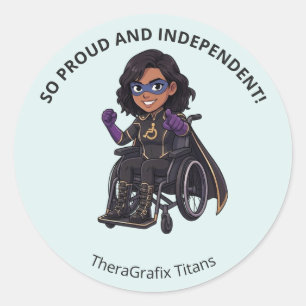 Paediatrics Therapy Superhero Reward Sticker