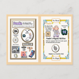 Paedin Wizard - Palladium Element Postcard