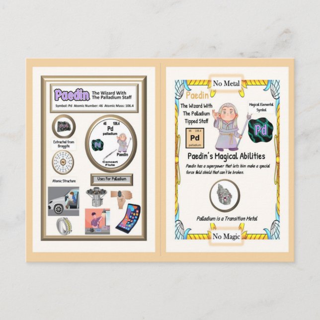 Paedin Wizard - Palladium Element Postcard (Front)