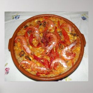 Paella De Marisco Poster