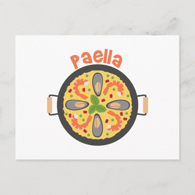 Paella Postcard (Front)