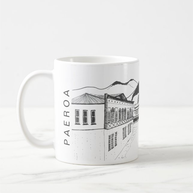 Paeroa New Zealand souvenir mug (Left)
