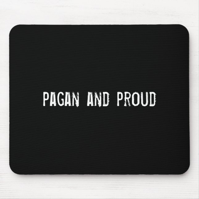 pagan and proud mouse mat (Front)