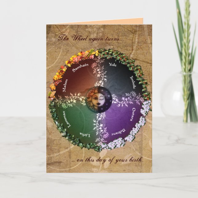 Pagan Birthday Card (Front)