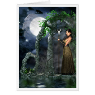 Pagan Card - Moon Goddess