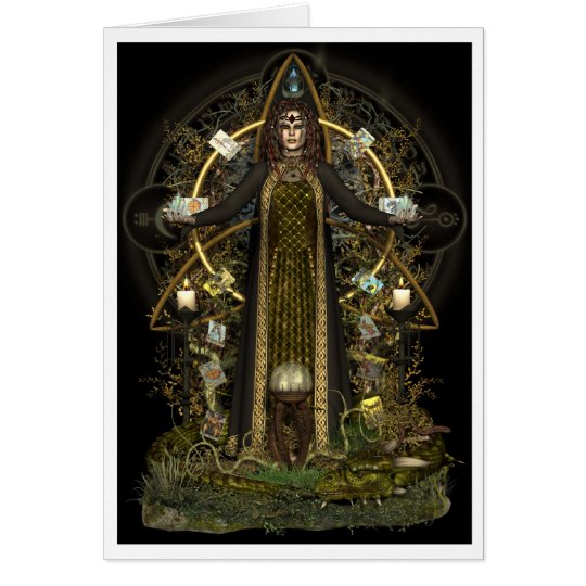 Pagan Card - Witch of the Tarot
