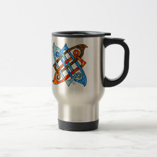 Pagan Celtic Knot Earth Air Fire Water Elements Travel Mug