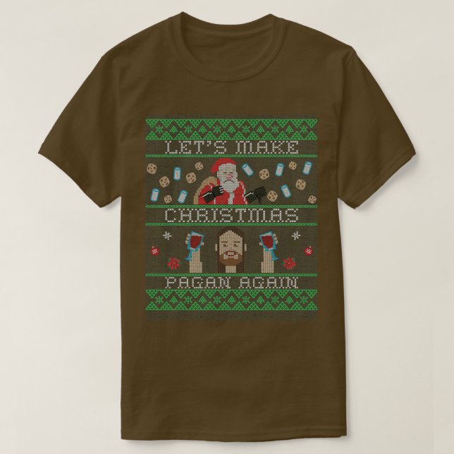 Pagan Christmas  T-Shirt (Design Front)