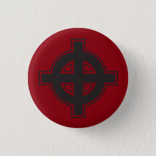 Pagan Cross 3 Cm Round Badge