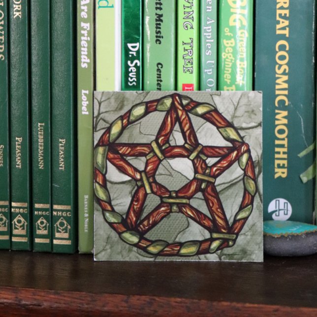 Pagan Druid Pentagram Art Nature Witch             Poster (Creator Uploaded)
