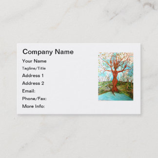 Pagan Dryad Tree Goddess Wiccan Nature Art Business Card