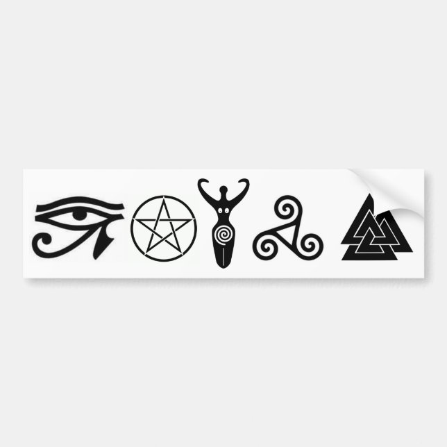 Pagan Faiths Bumper Sticker (Front)