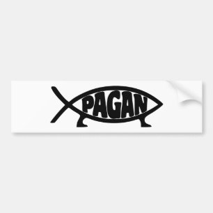 Pagan_fish_ROF Bumper Sticker