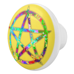 Pagan Gold Ceramic Knob