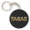 Pagan Gold Key Chain Fob Wicca Wiccan Keychain