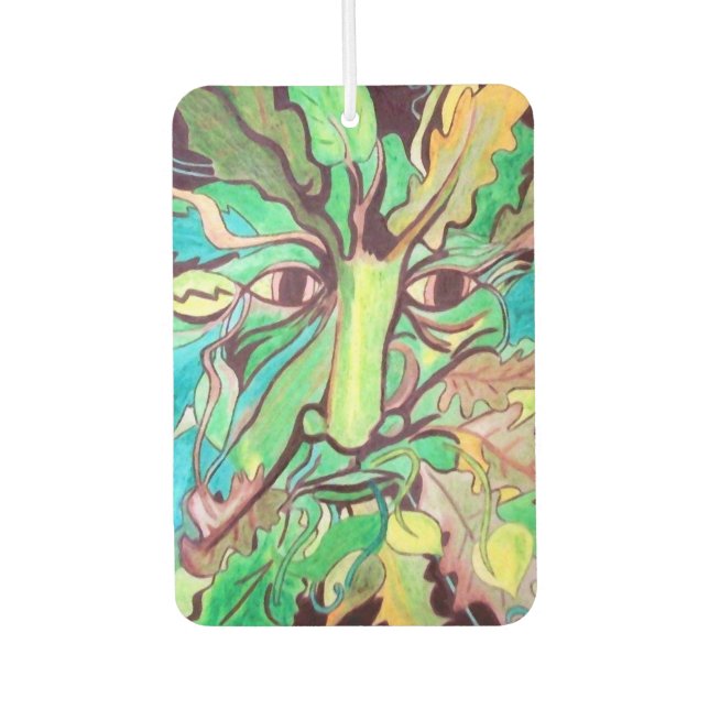 Pagan Greenman Car Air Freshener (Front)