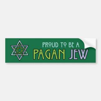 Pagan Jew? Me too! Bumper Sticker