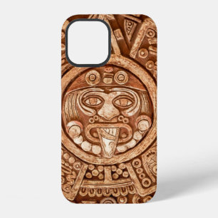 Pagan ornament of a tribe Maya texture iPhone 12 Case