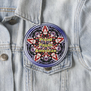Pagan Patriot 10 Cm Round Badge