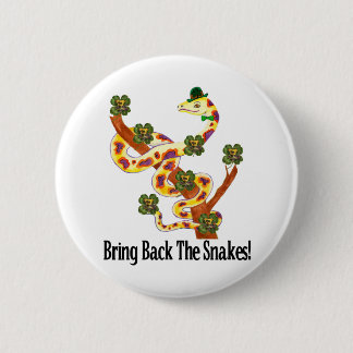 Pagan Snakes 6 Cm Round Badge