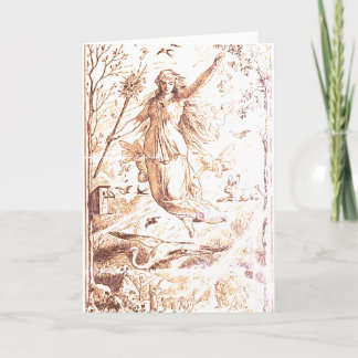 Pagan Spring Celebration Holiday Card