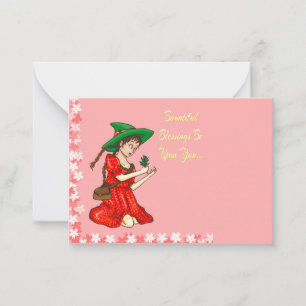 Pagan Spring Greetings Card