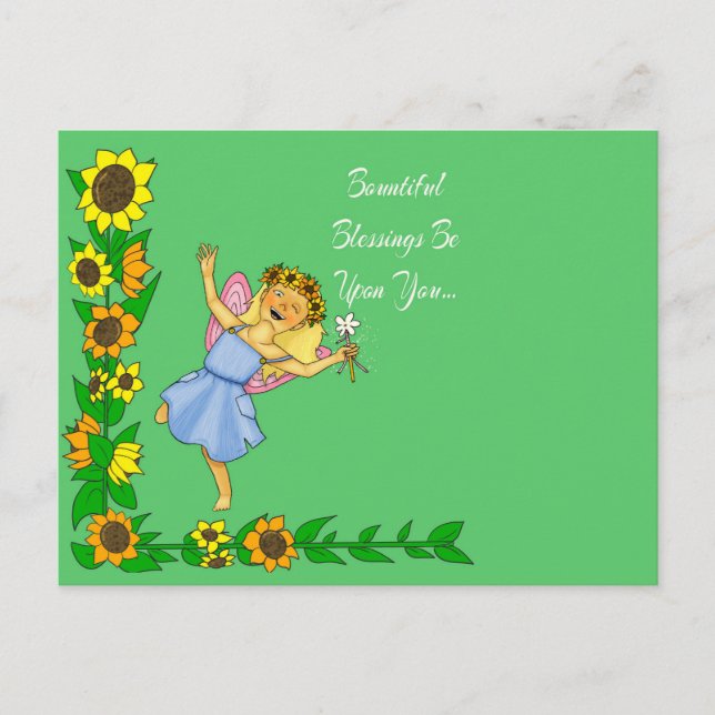 Pagan Summer Greetings Postcard (Front)