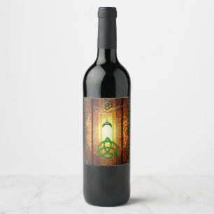 Pagan Tome Dark Magic Spells Wiccan & Witchcraft 1 Wine Label