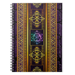 Pagan Tome Dark Magic Spells Wiccan & Witchcraft 2 Notebook