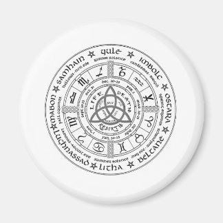 Pagan wheel of the Year Magnet