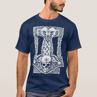 Pagan Witchy Asatru Viking Axe T-Shirt